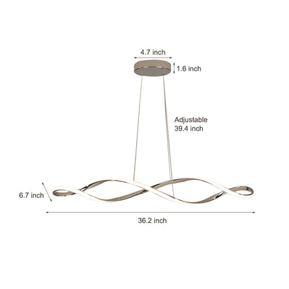 Waveform Pendant Light Modern Creative LED Ceiling Light