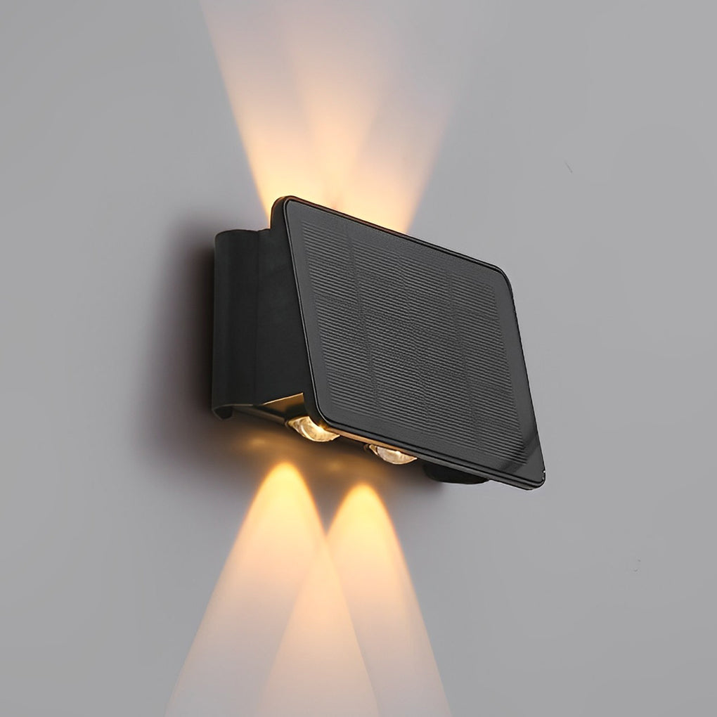 Wall Sconce up and down Light Waterproof LED Solar Lamp