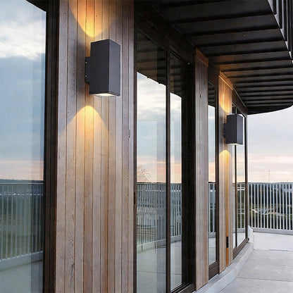 Wall Sconce up and down Light Outdoor Waterproof Sand Gray LED Light
