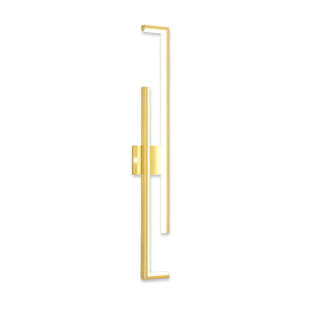 Wall Art LED Lights Minimalist Long Bar Iron Lamp