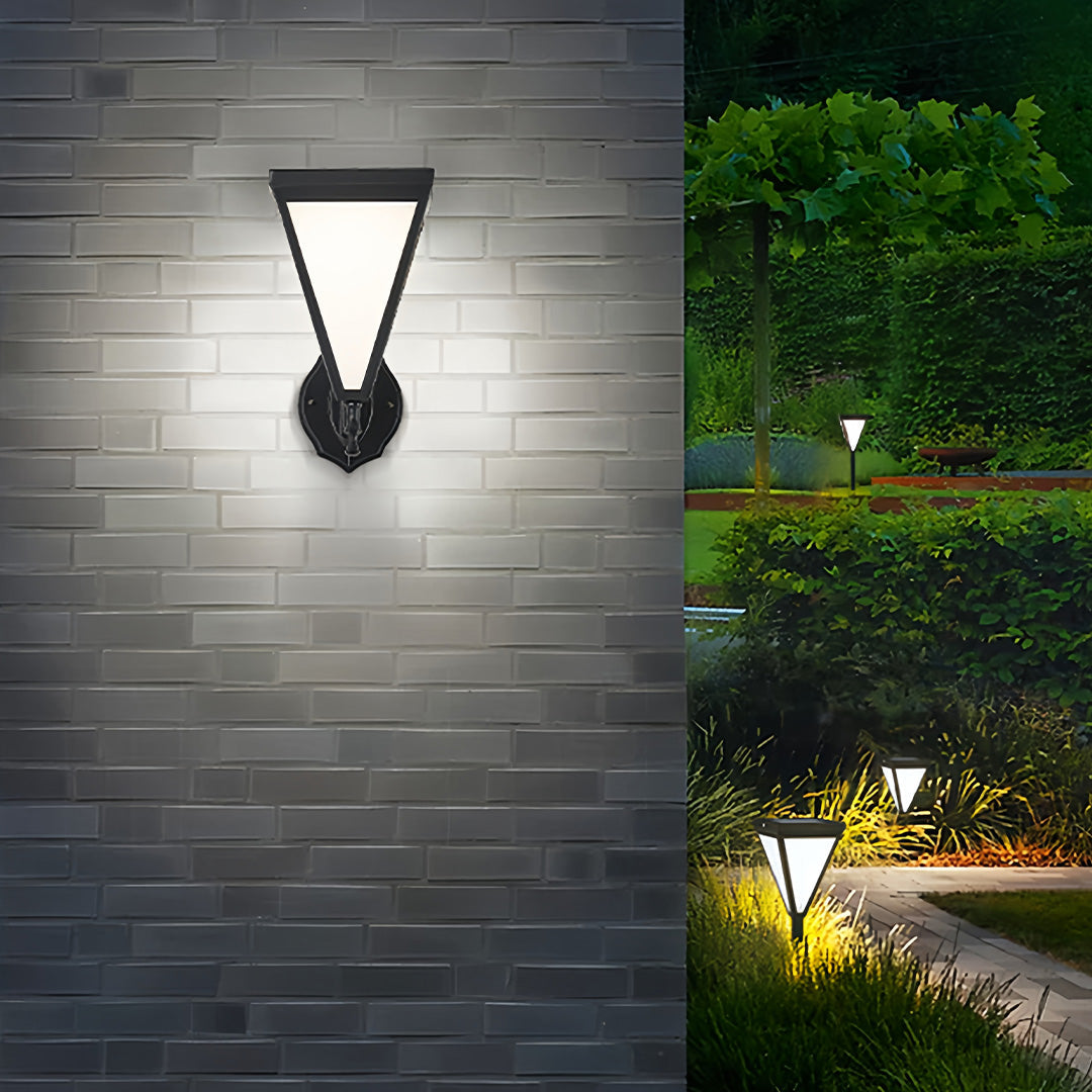 Wall Mount Outdoor Solar Lights Simple Modern Lamp