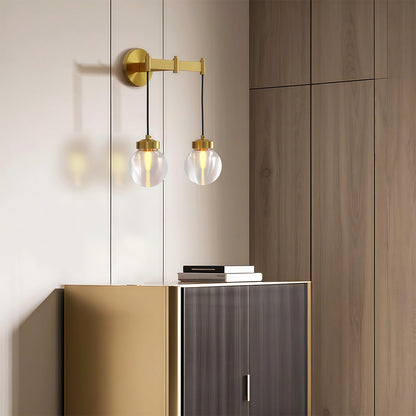Wall Mounted Hanging Light Modern Minimalist Glass Lamp