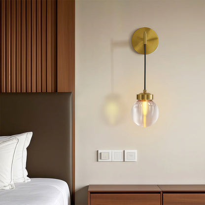 Wall Mounted Hanging Light Modern Minimalist Glass Lamp