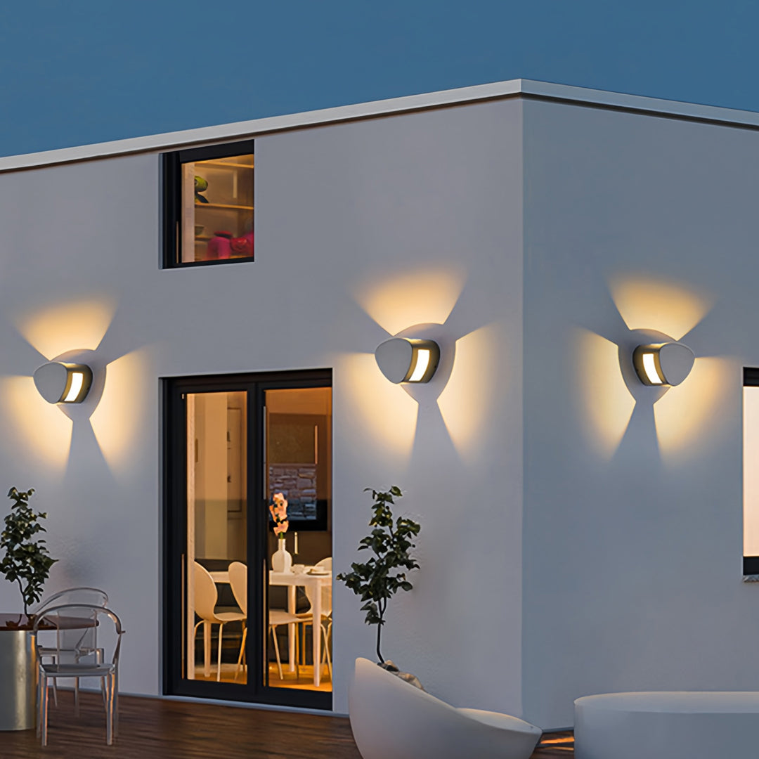 Wall Light Outdoor Tri-Directional Illuminating LED Light