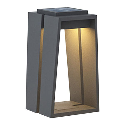 Waterproof Solar Deck Lights Minimalist Trapezoid LED Light