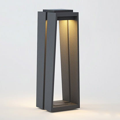 Waterproof Solar Deck Lights Minimalist Trapezoid LED Light
