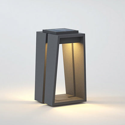 Waterproof Solar Deck Lights Minimalist Trapezoid LED Light