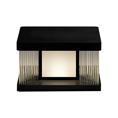 [Open-Box]Solar Pillar Lights Waterproof LED Glass Acrylic Modern Light