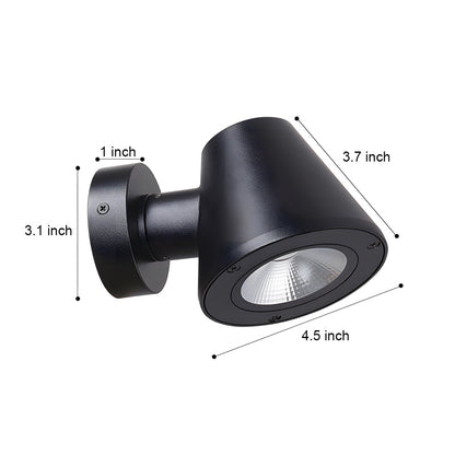 Waterproof Wall Spot Light  LED  Aluminum for Long-Range Illumination