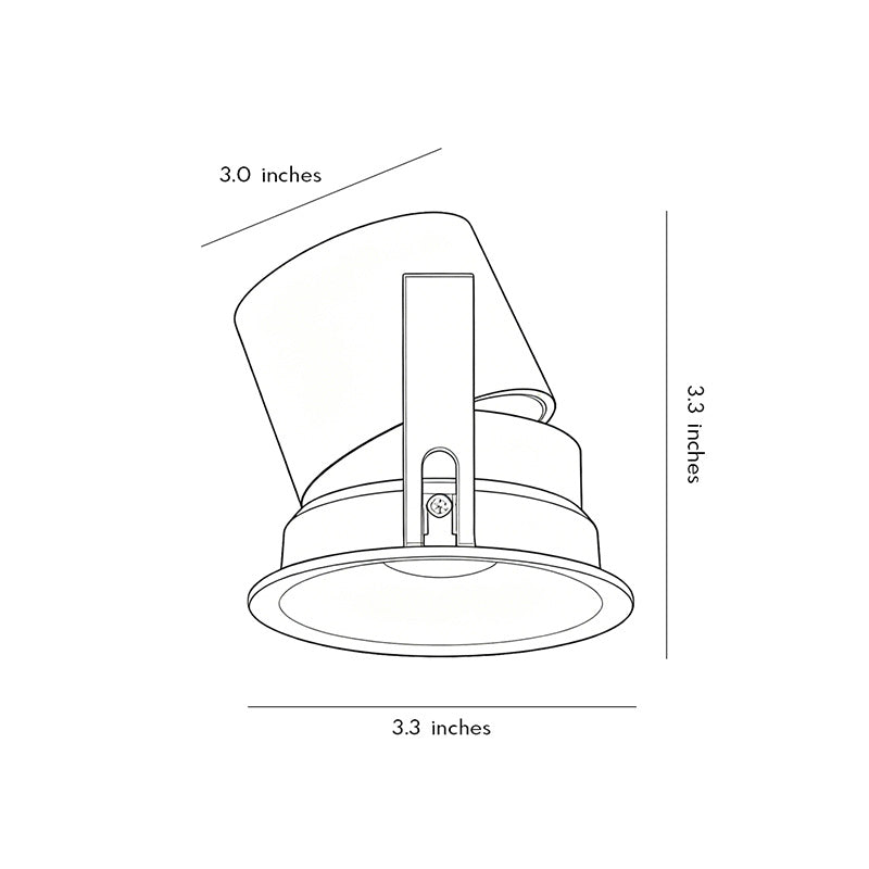 【4 PCS】Spotlights for Ceiling Recessed Anti-Glare Aluminum Light