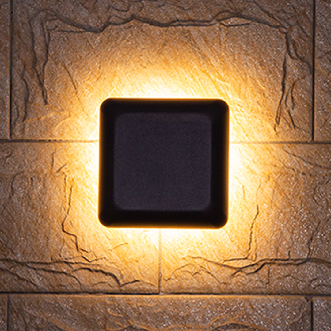 Waterproof Outdoor Wall Light Die-cast Aluminum Minimalist Geometric style