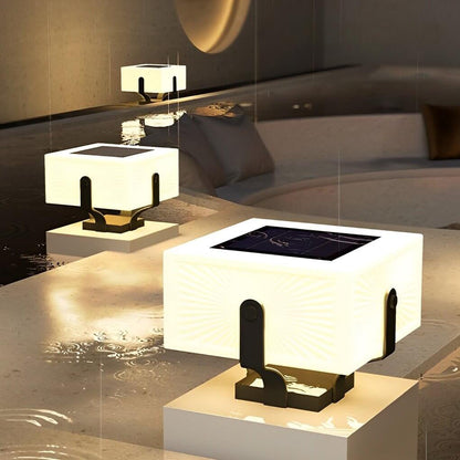 [Open-Box]Square IP65 Waterproof LED Creative Modern Solar Fence Post Lights