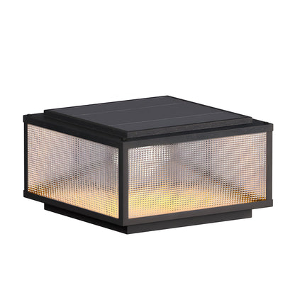 [Open-Box]Outdoor Pillar Light Fixtures Cast Aluminum Square Waterproof