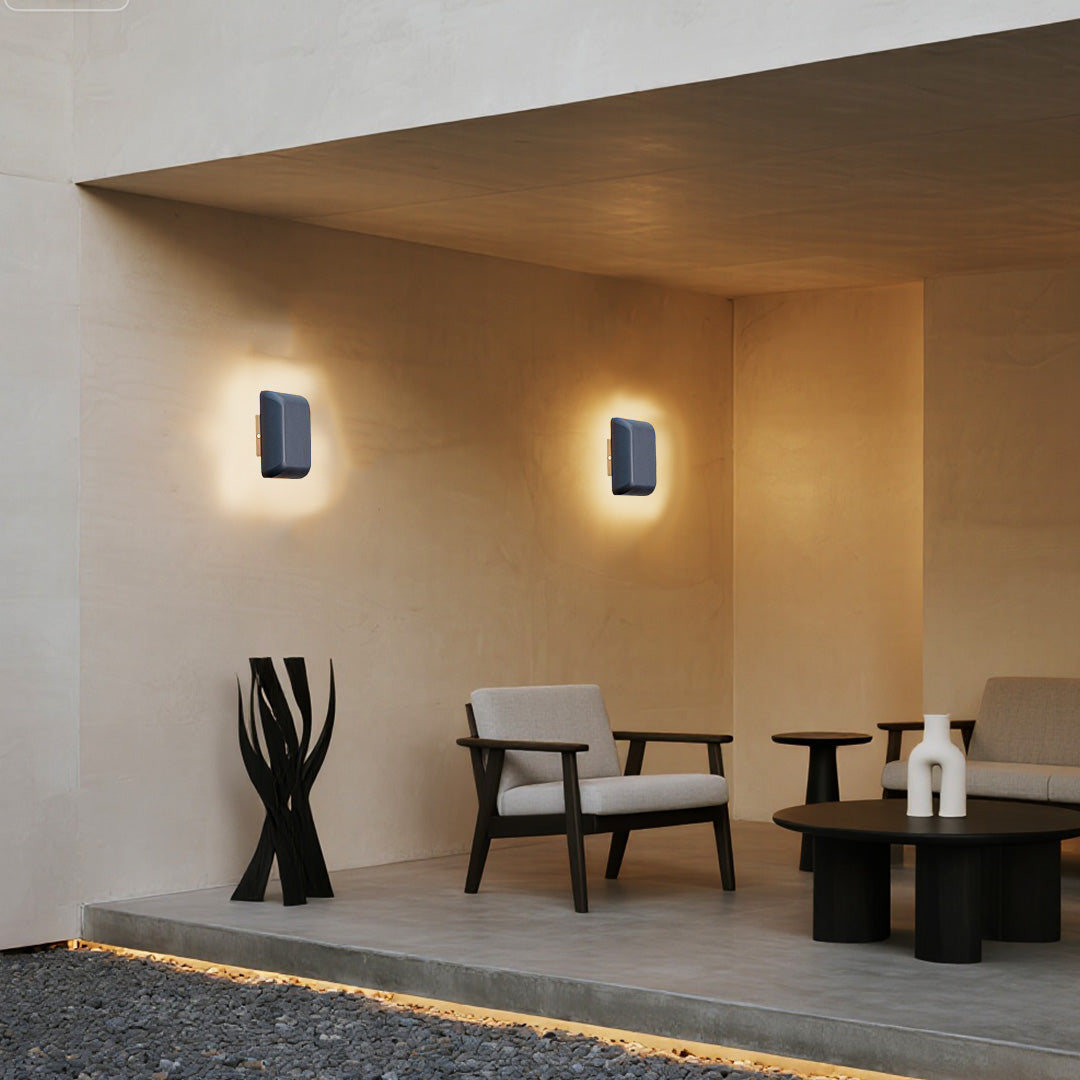 Waterproof Outdoor Wall Light Die-cast Aluminum Minimalist Geometric style