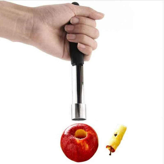Stainless steel apple corer