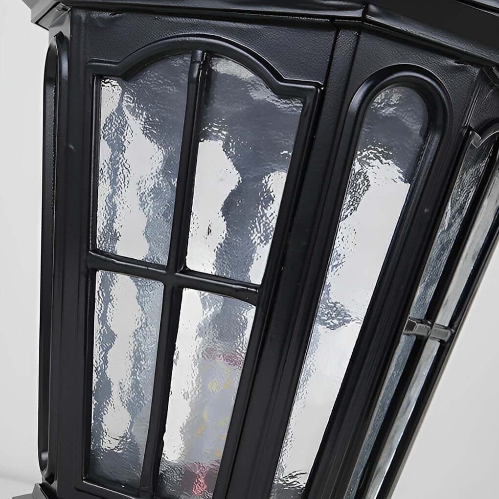 [Open-Box]Stone Pillar Light Fixture Retro Pavilion-Style LED Light