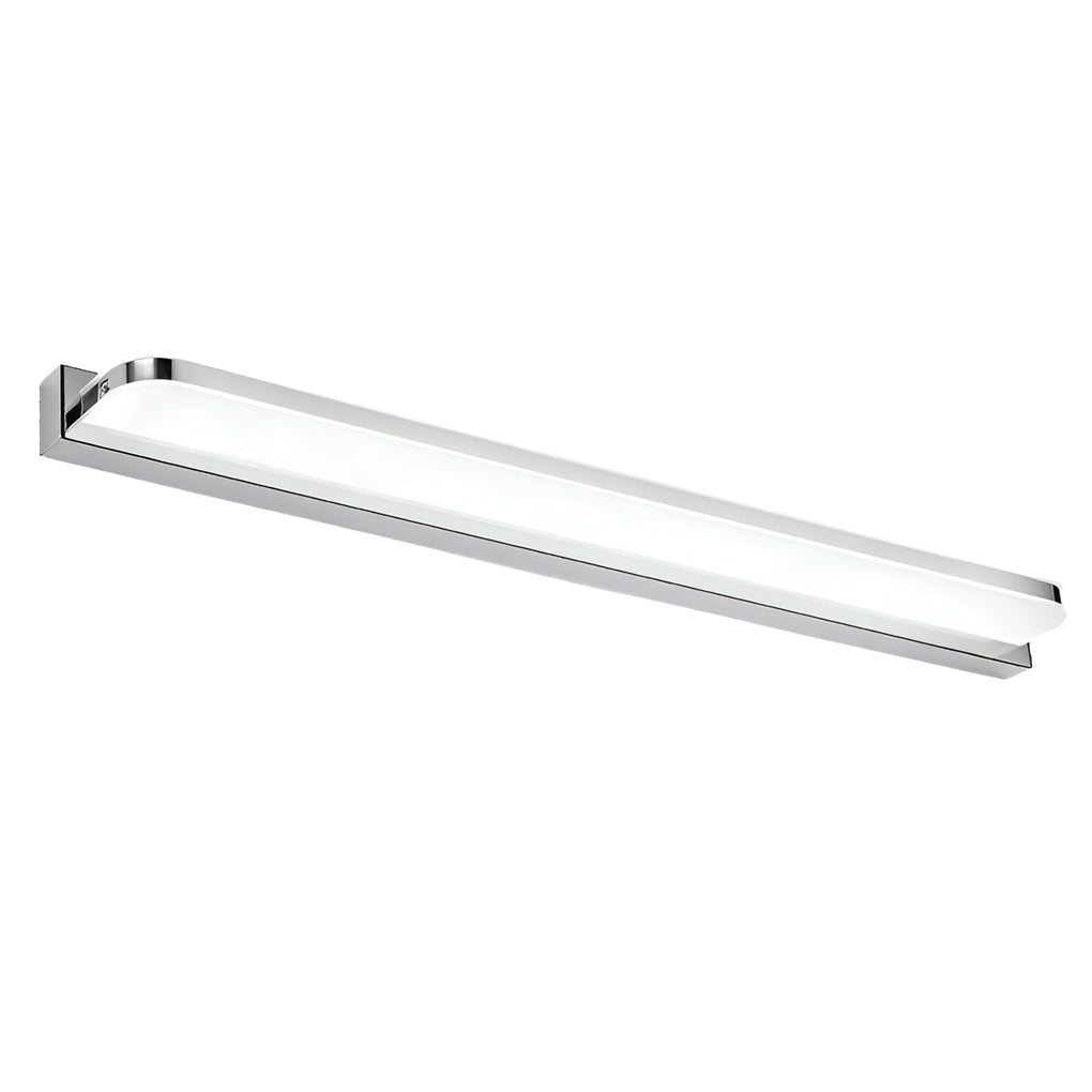 [Open-Box] LED Bathroom Vanity Light with Wall-Mounted Panel and Polished Iron Trim