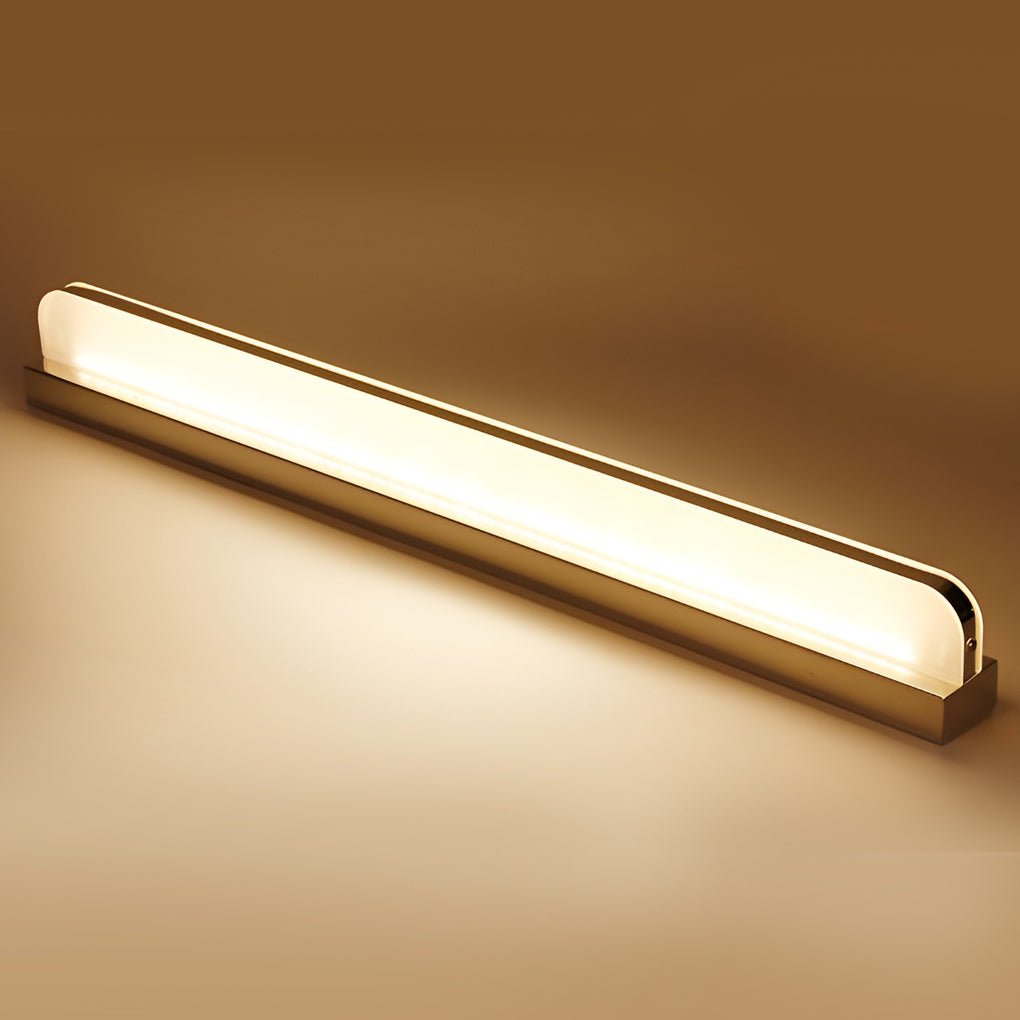 [Open-Box] LED Bathroom Vanity Light with Wall-Mounted Panel and Polished Iron Trim