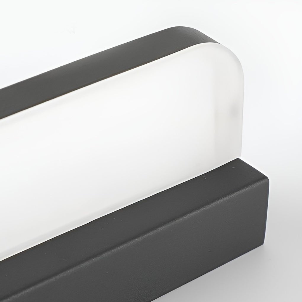 [Open-Box] LED Bathroom Vanity Light with Wall-Mounted Panel and Polished Iron Trim