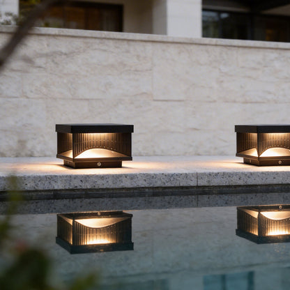 [Open-Box]Square Outdoor Pillar Lights Stripe Decorative LED Light