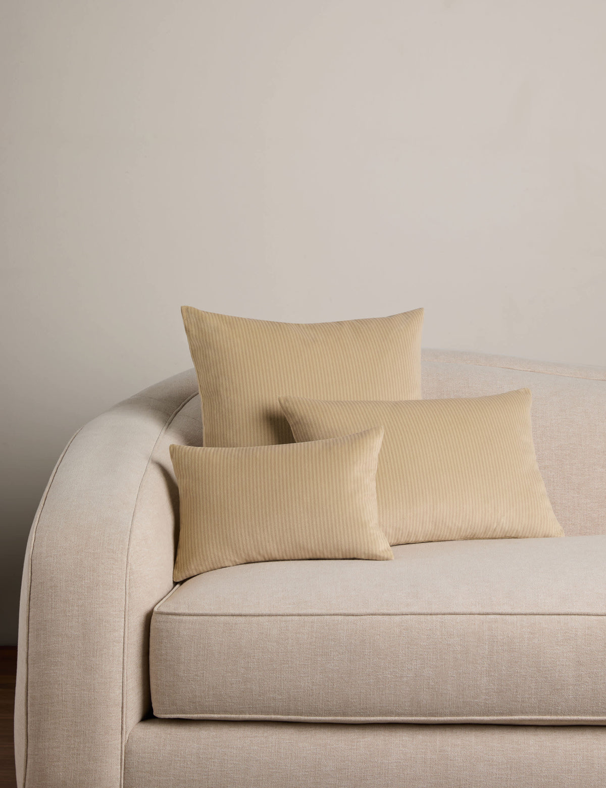 Striped Velvet Pillow by Sarah Sherman Samuel