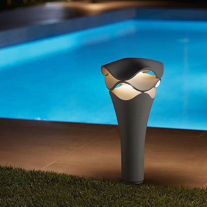 Wave Design Path Light Modern Waterproof Outdoor Landscape Light