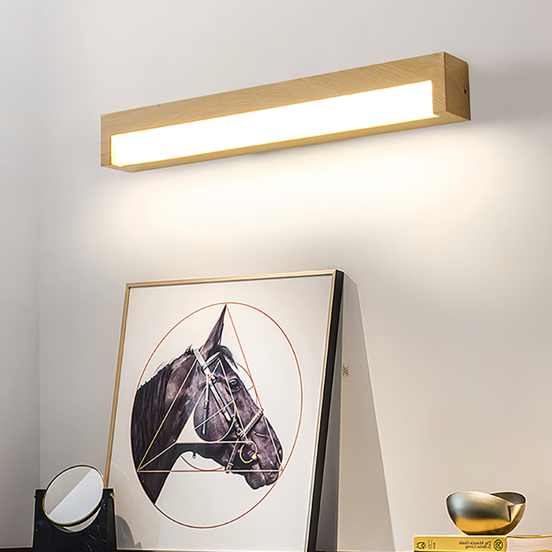 Wall Mounted LED Lights Vintage Wood Grain Wall Lamp
