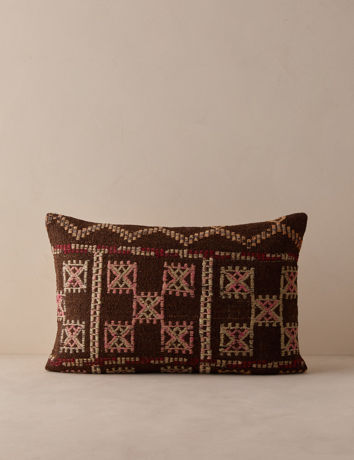 Vintage Lumbar Pillow No. 364, 16" x 24"