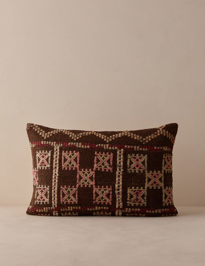 Vintage Lumbar Pillow No. 364, 16" x 24"