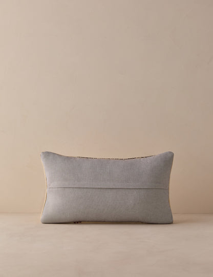 Vintage Lumbar Pillow No. 332, 12" x 20"
