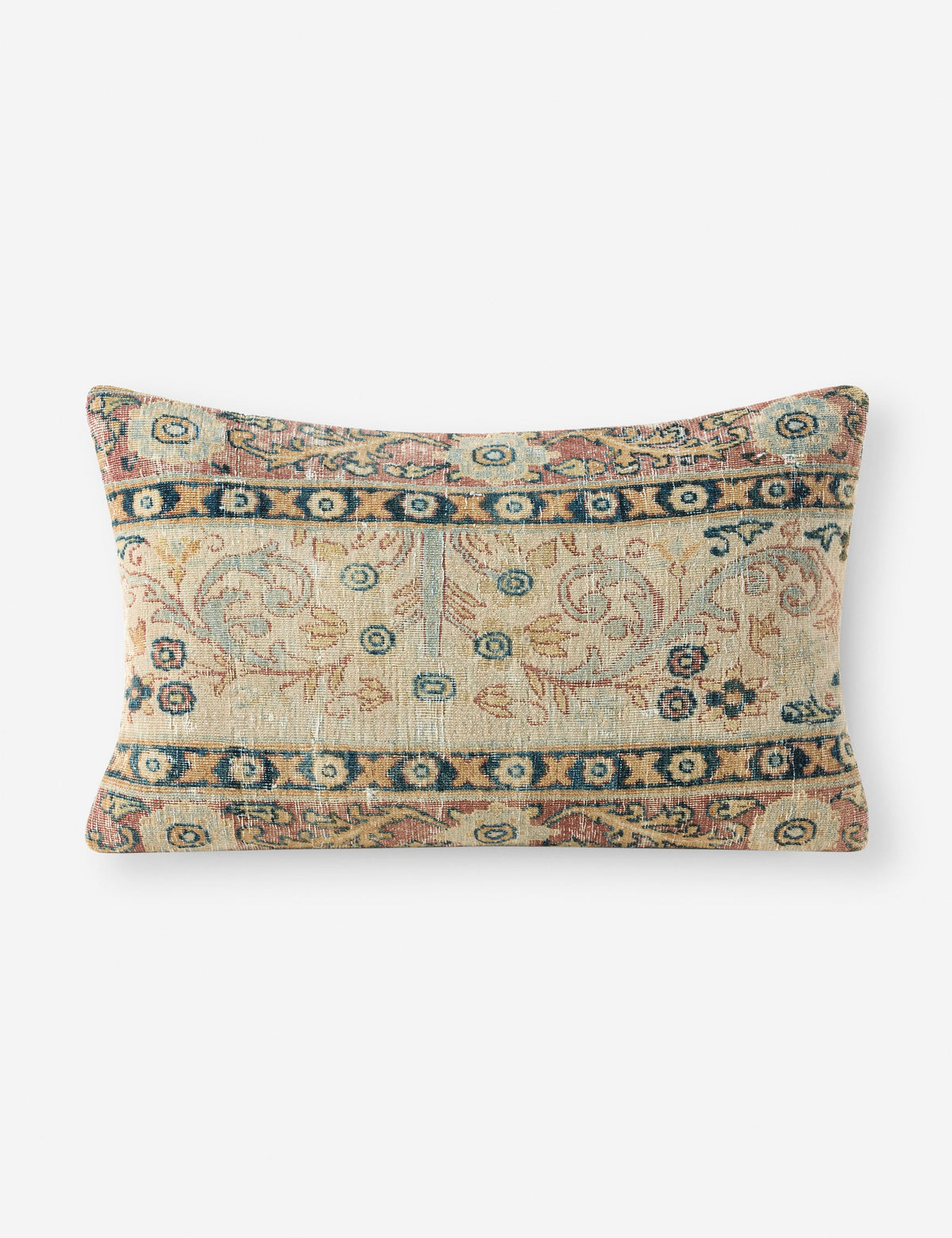 Vintage Lumbar Pillow No. 317, 16" x 26"