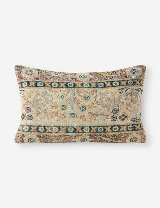Vintage Lumbar Pillow No. 317, 16" x 26"
