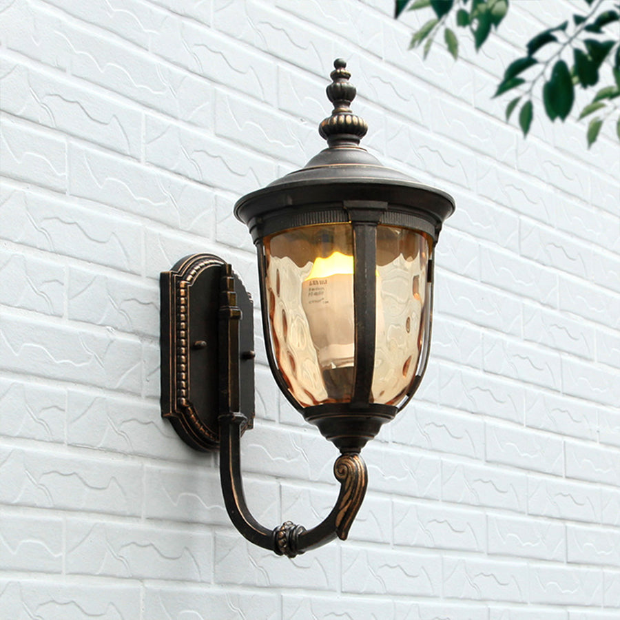 Waterproof Copper Outdoor Wall Light Retro Style