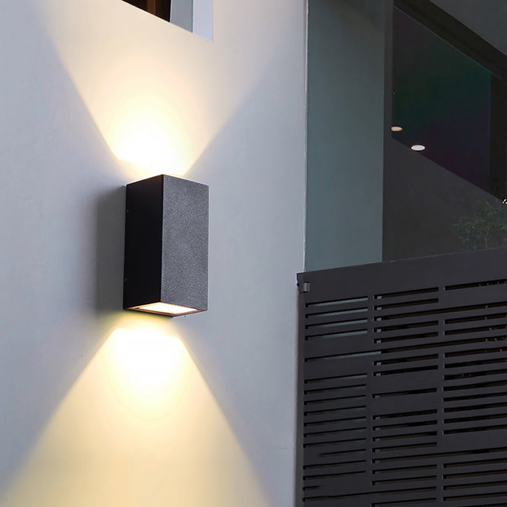 [Open-Box] Two Light Effect Optional Waterproof LED Wall Light for Outdoor Villa Courtyard