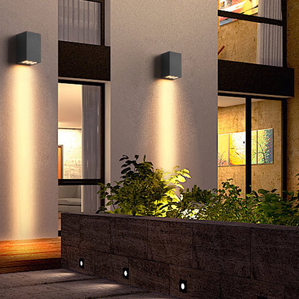 [Open-Box] Two Light Effect Optional Waterproof LED Wall Light for Outdoor Villa Courtyard