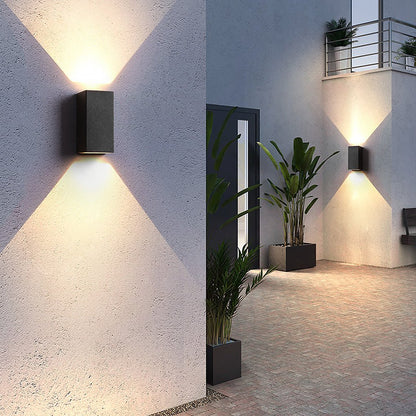 [Open-Box] Two Light Effect Optional Waterproof LED Wall Light for Outdoor Villa Courtyard