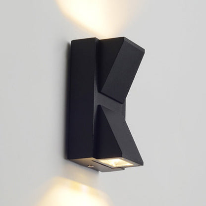 Waterproof Outdoor Porch Lights Dual-Spot K-Shaped LED Light