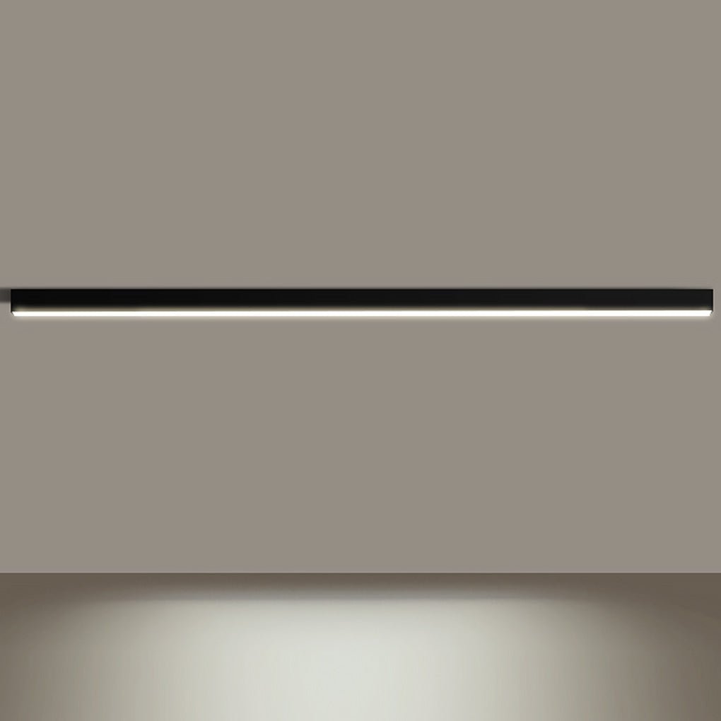 [Open-Box]White Minimalist Strip Stepless Dimming LED Modern Ceiling Light with Remote Control
