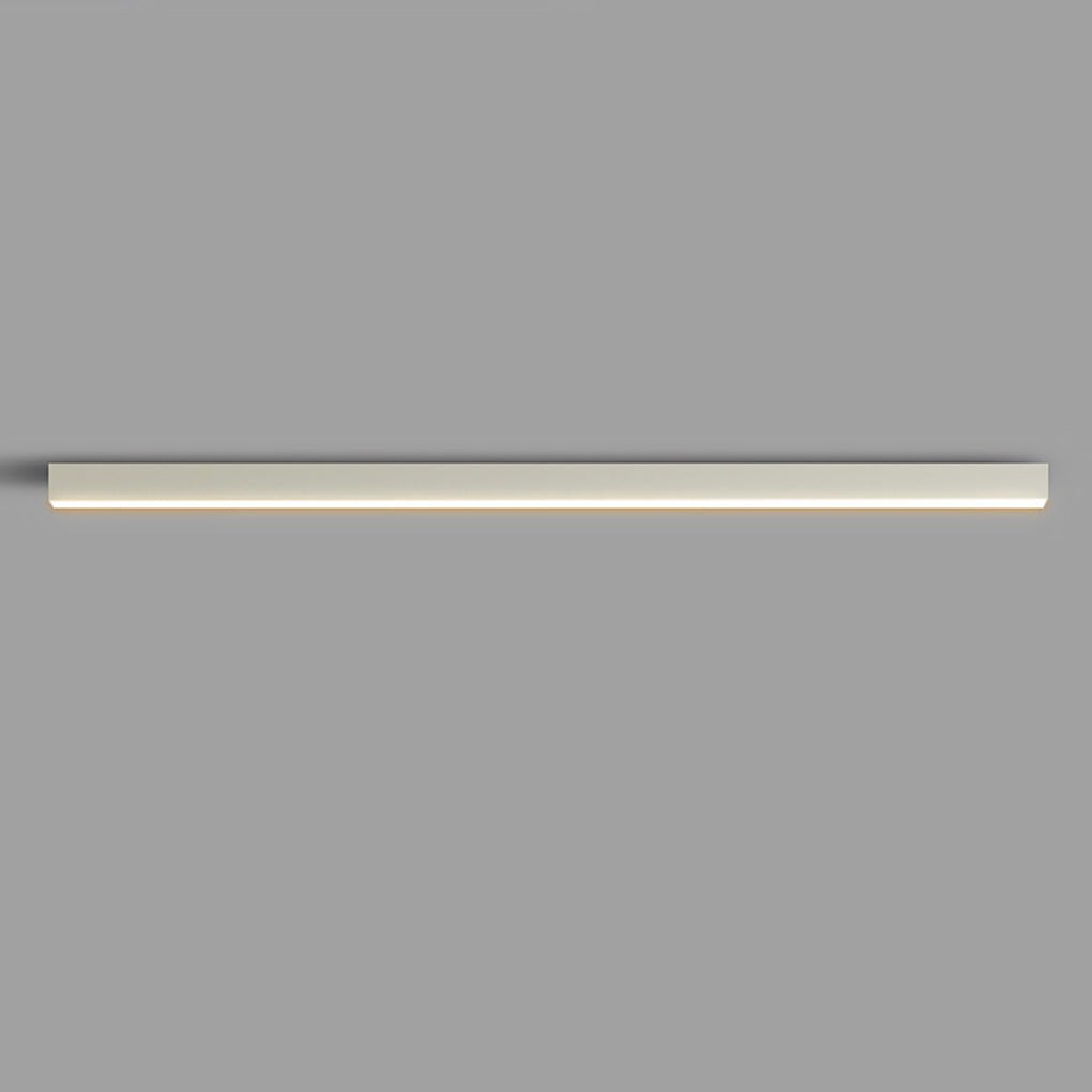 [Open-Box]White Minimalist Strip Stepless Dimming LED Modern Ceiling Light with Remote Control