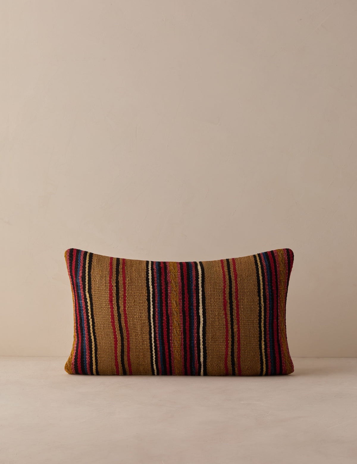 Vintage Lumbar Pillow No. 352, 12" x 20"