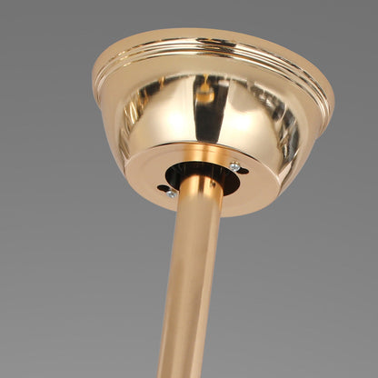 [Open-Box]Ceiling Fans with Crystal Lights Luxury Gold Iron with Crystal Pendant