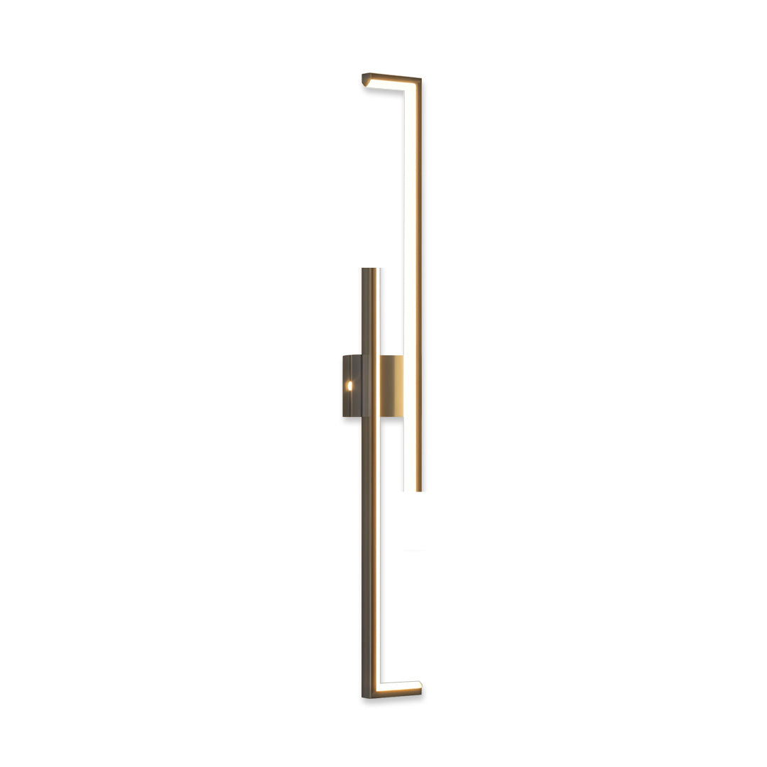 Wall Art LED Lights Minimalist Long Bar Iron Lamp