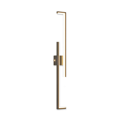 Wall Art LED Lights Minimalist Long Bar Iron Lamp
