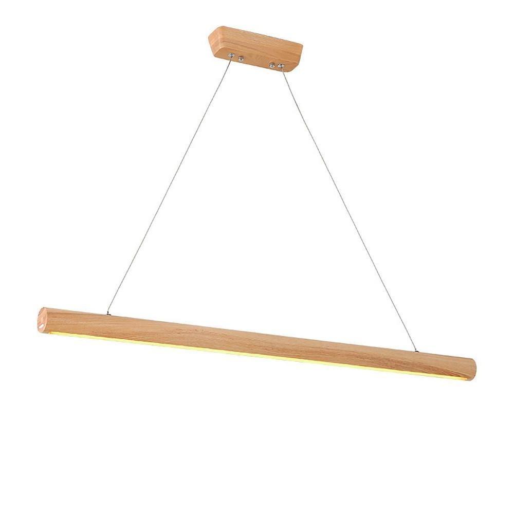 Wood Tube Design LED Modern Pendant Lighting Ceiling Lights