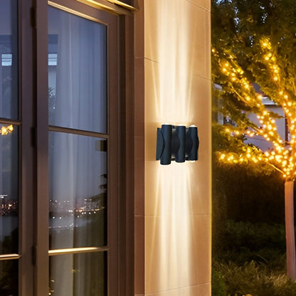 [Open-Box] Up and Down Light LED Waterproof Black Modern Wall Washer Light Wall Lamp