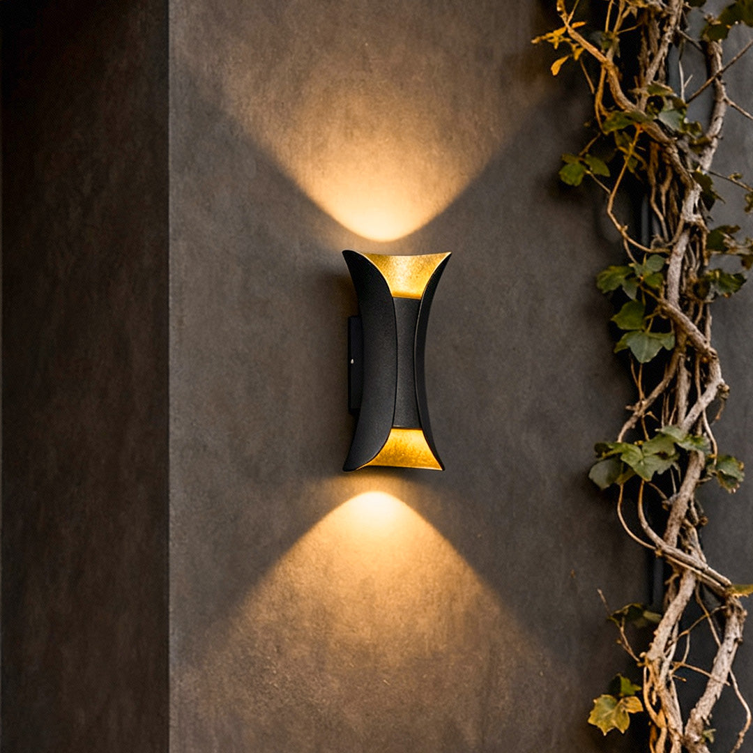 [Open-Box]Up Down Lighting Wall Lights Modern Curved LED Waterproof Light