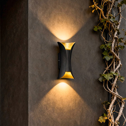 [Open-Box]Up Down Lighting Wall Lights Modern Curved LED Waterproof Light