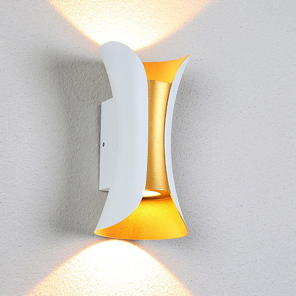[Open-Box]Up Down Lighting Wall Lights Modern Curved LED Waterproof Light