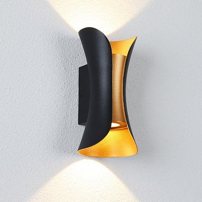 [Open-Box]Up Down Lighting Wall Lights Modern Curved LED Waterproof Light
