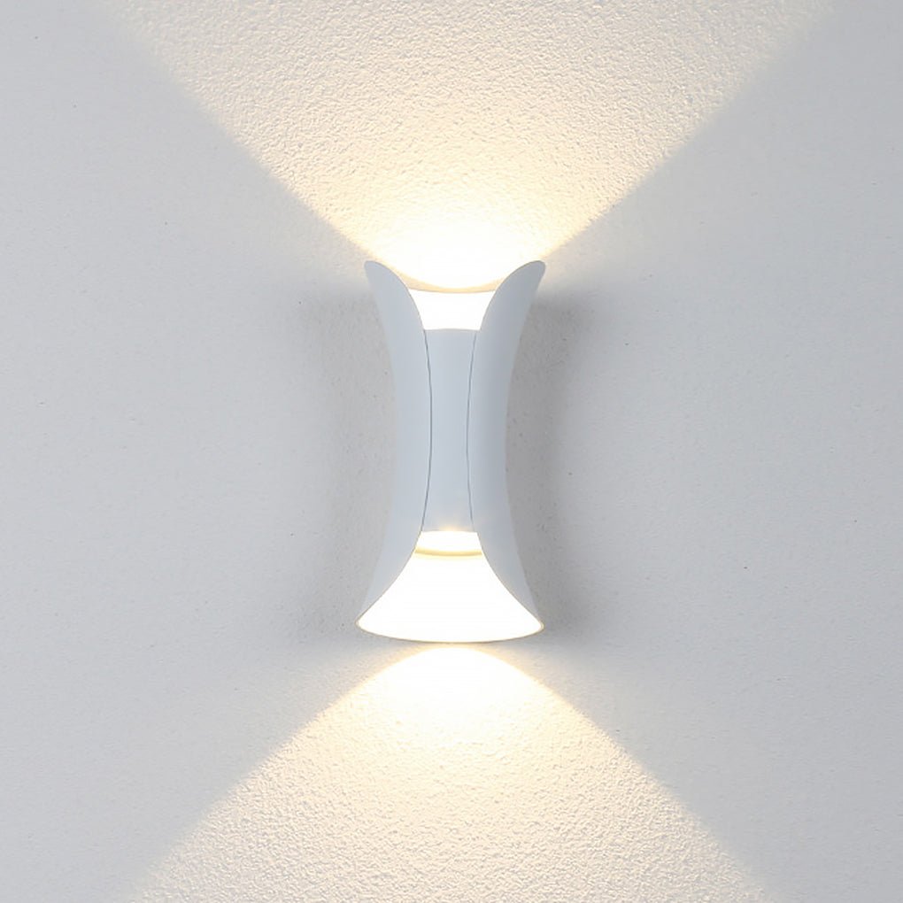 [Open-Box]Up Down Lighting Wall Lights Modern Curved LED Waterproof Light